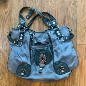 SOLD: George gina lucy GGL large tote very study light wear size 17x17 inches